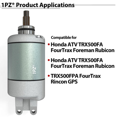 Starter Motor for Honda FourTrax Foreman Rubicon TRX500 TRX500FA TRX500FGA TRX500FPA 2001-2014