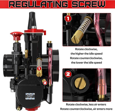 PWK 24MM Carburetor Upgrade Racing Carb for 2T 4T Engine Dirt Bike ATV Quad Scooter