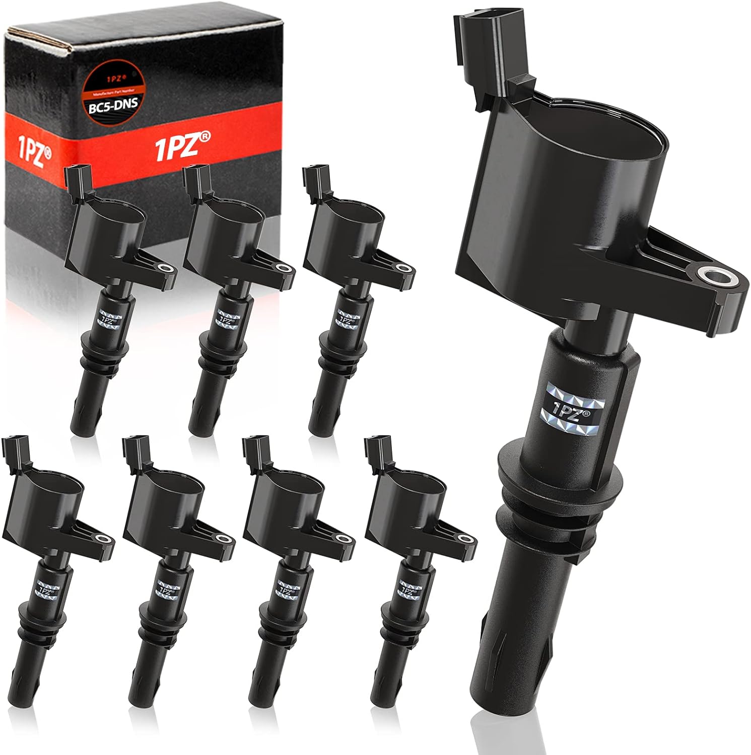 1PZ Set of 8 Ignition Coil Pack Replacement for Ford Expedition F150 F250 F350 Super Duty Lincoln Mark Navigator DG511 C1541 FD508 5C1584 E508 C1659