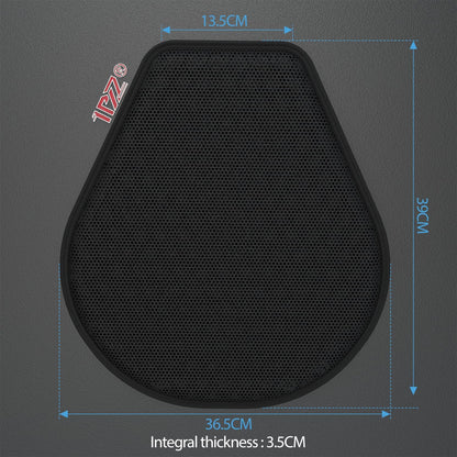 1PZ UXS-D8W Universal Motorcycle Seat Cushion 3D Honeycomb Shock Absorbing Seat Cushion with Motorcycle Seat Cover
