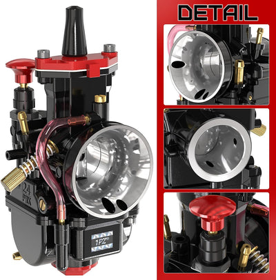 PWK 24MM Carburetor Upgrade Racing Carb for 2T 4T Engine Dirt Bike ATV Quad Scooter