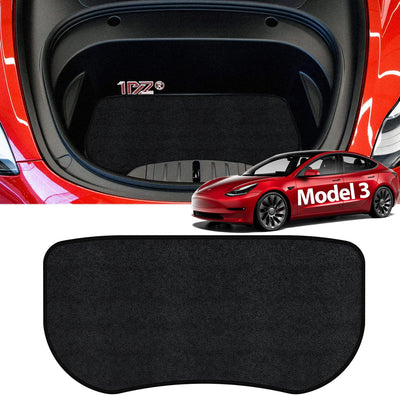 Black Front Trunk Mat for Tesla Model 3 2021 Full Guard Heavy Duty Cargo Mat Accessories