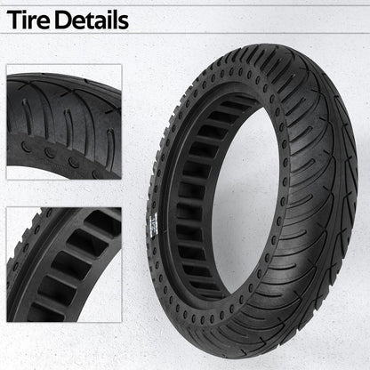 1PZ TX8-NZM 8.5 inch Tire 8 1/2 x 2 Solid Rubber Tire Replacement for Xiaomi M365 Pro Gotrax GXL V2 XR APEX XL Electric Scooter