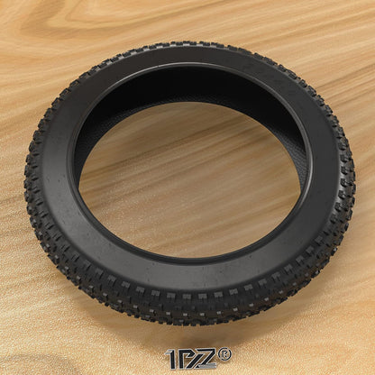 1PZ T20-X01 20 x 4.0 Fat Tire, Folding Mountain Bike Tires, Replacement MTB Tires for On or Off Road Use