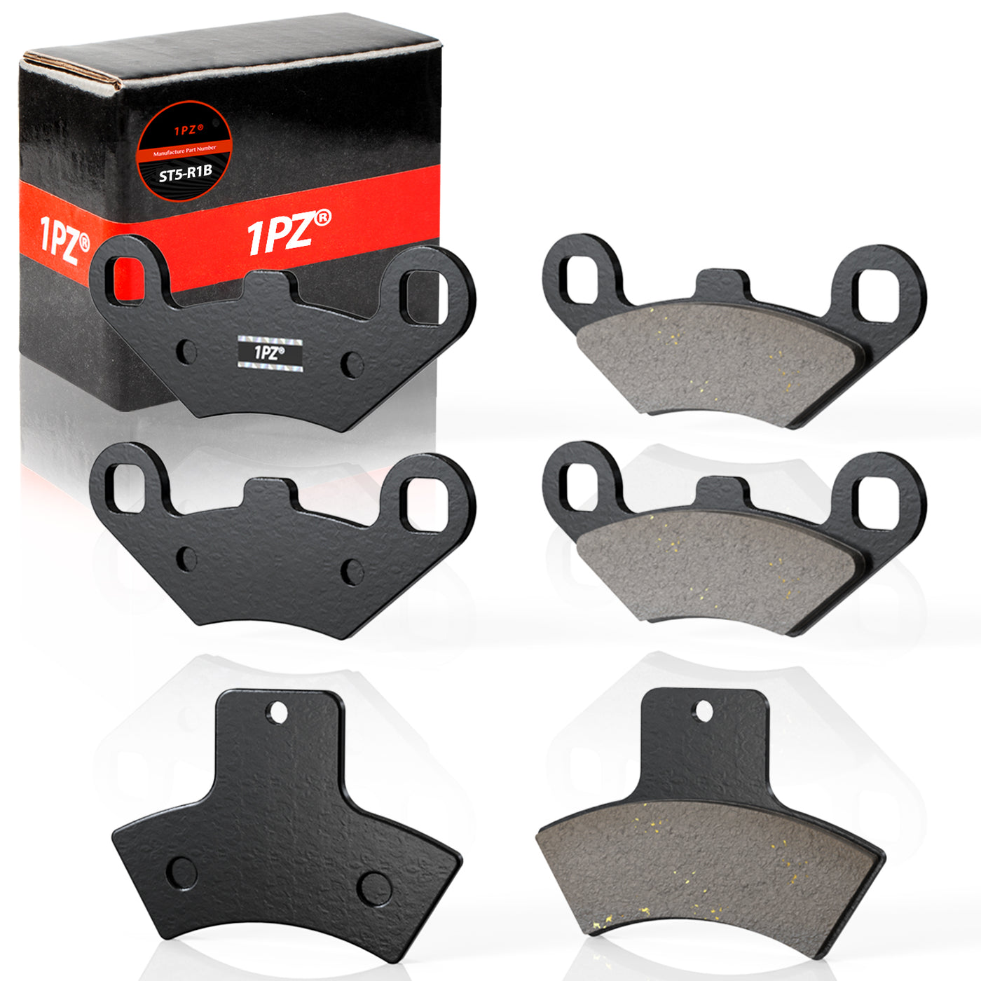 1PZ Front & Rear Brake Pads Replacement for Polaris Trail Blazer 250 Trail Boss 325 Sportsman Scrambler 400 500 4X4 Sport Xplorer Diesel Magnum Scrambler