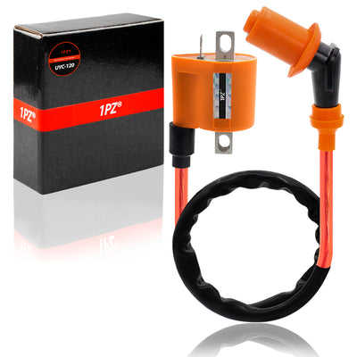 1PZ Ignition Coil Replacement for Yamaha YTM200 225 TTR250 MOTO-4 YFM200 225 350 Big Bear Warrior YFM350 KODIAK YFM400 TIMBERWOLF YFB250 PRO-4 PRO HAULER 1987-2006