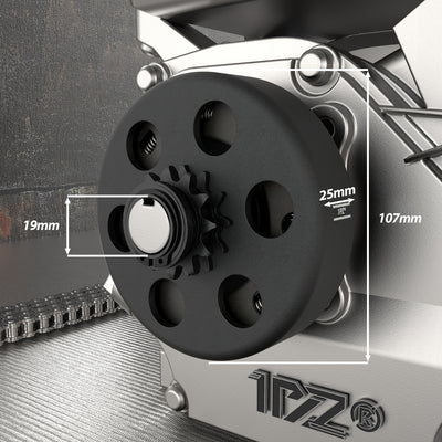 1PZ Centrifugal Clutch 3/4" Bore #35 Chain 12 Tooth for Go Karts Mini Bike Replacement Parts 12T with # 35 Chain