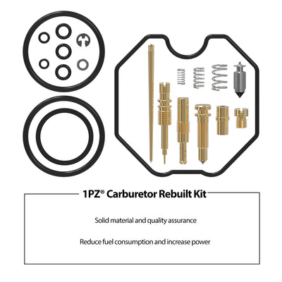1PZ Carburetor Carb Rebuild Kit Replacement for Honda Recon TRX 250 TRX250ES TRX250EX TRX250TE TRX250TM 1997-2005