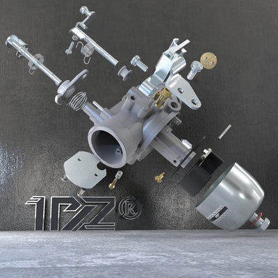 1PZ Carburetor Carb Replacement for Yamaha G1 Golf Cart 1983-1989 with 2 Cycle engine