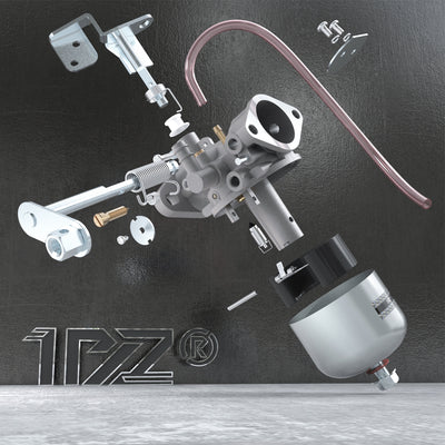 1PZ Carburetor Carb Replacementfor 1982-1987 EZGO Golf Cart 2 Cycle Engines 20071-G1 18342-G1