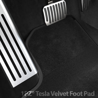 1PZ Black Carpet Floor Mats for Tesla Model 3 2017-2023 All Weather Heavy Duty Protection