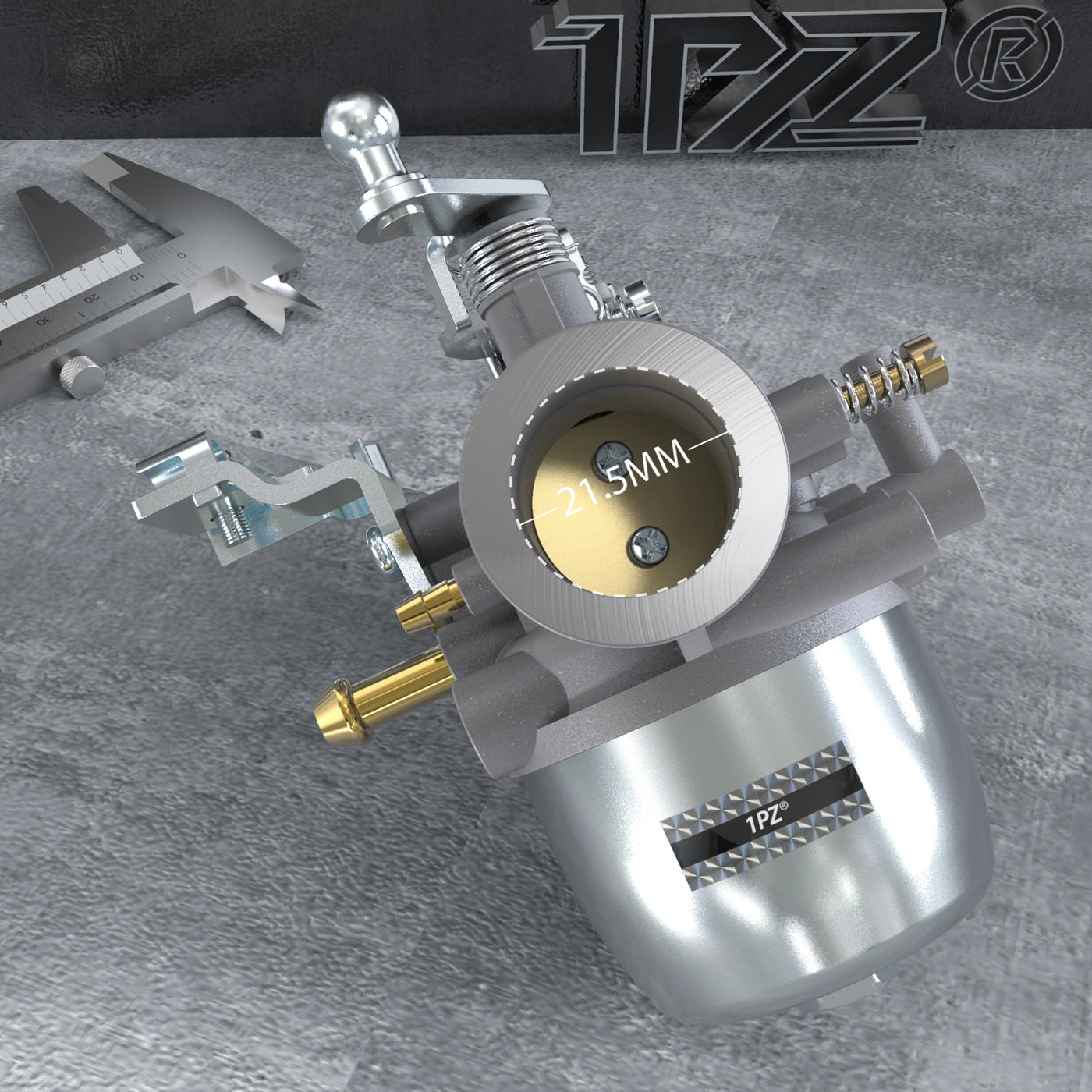 1PZ Carburetor Carb Replacement for Yamaha G1 Golf Cart 1983-1989 with 2 Cycle engine