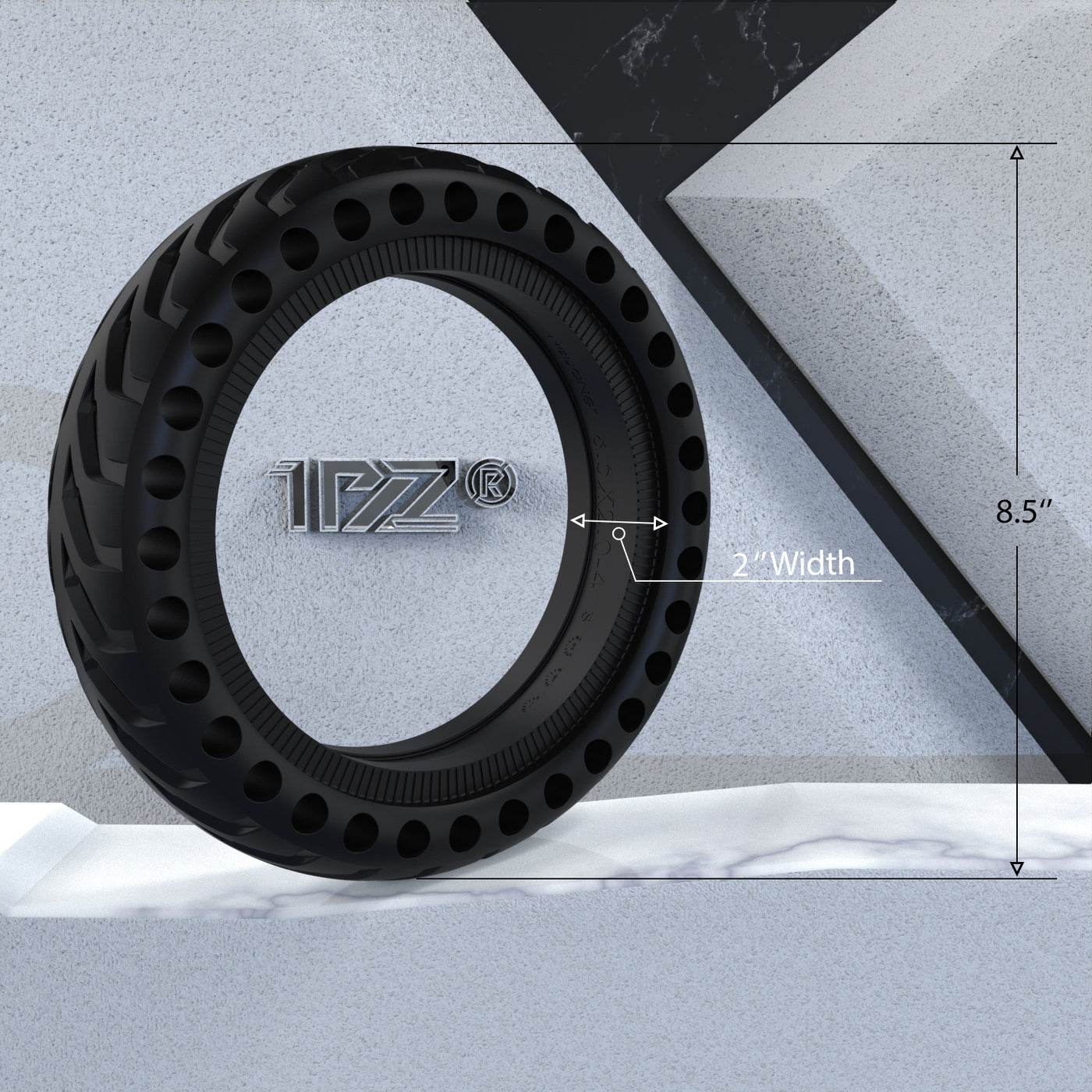 1PZ Solid Tire Replacement for Electric Scooter Xiaomi m365 gotrax gxl XR 8.5 inches Scooter Wheel Explosion-Proof Solid Tire & Accessories
