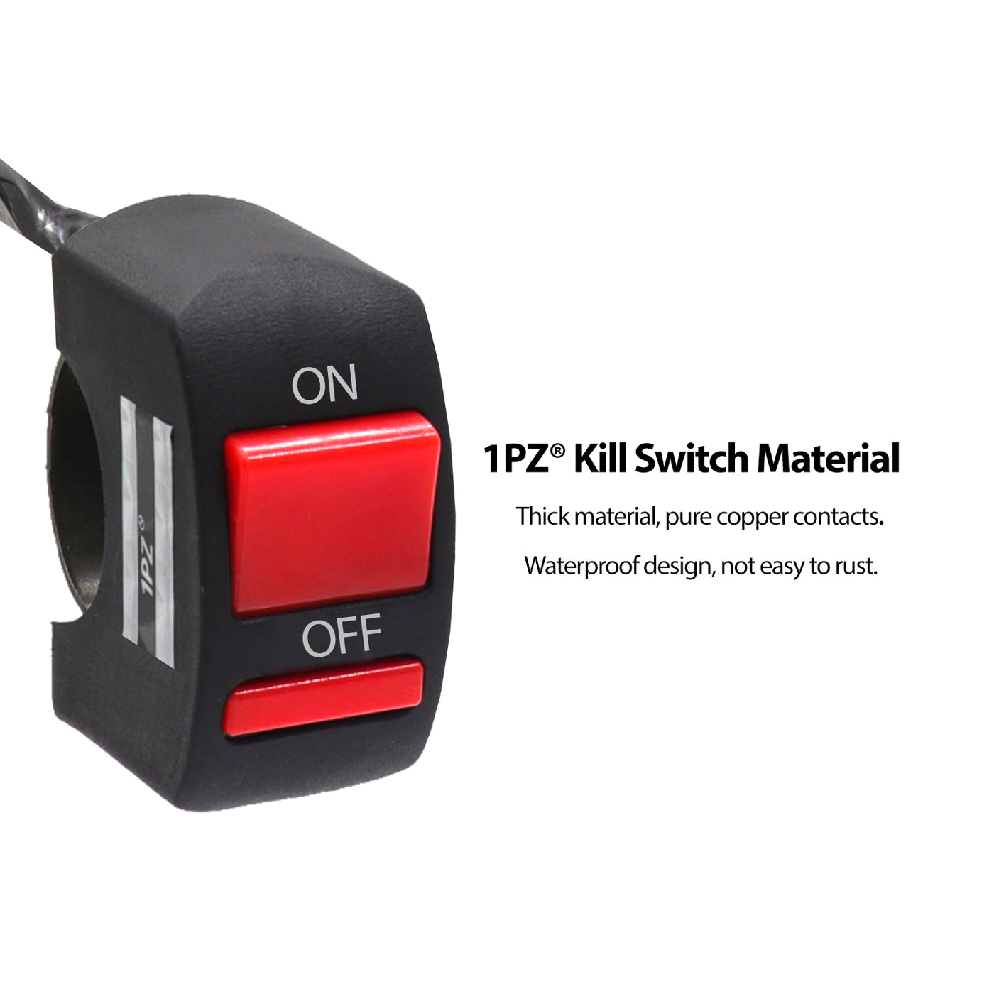 1PZ Motorcycle Handlebar Toggle Switch Button On Off for LED Headlight Scooter ATV Dirt Pit Baja Doodle Bug DB30 Mini Bike
