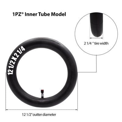 1PZ 12.5 x 2.25 (12-1/2" x 2-1/4") Tire & Inner Tube Replacement for Razor Pocket Mod Bella Betty Bistro Daisy Hannah Schwinn GT IZIP eZip MX125 Gas Electric Scooter Dirt Kids Bike