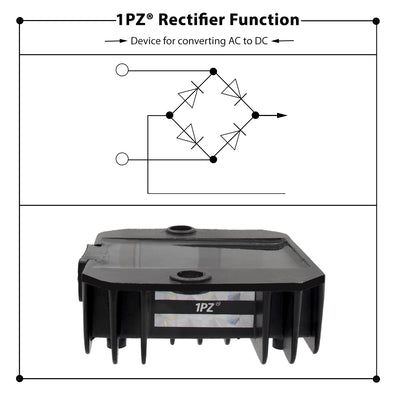 1PZ 4 Wire 12V Voltage Regulator Replacement for CG 125cc 200cc 250cc and GY6 50cc 60cc 80cc 125cc 150cc ATV Dirt Bike Go Kart Moped and Scooter
