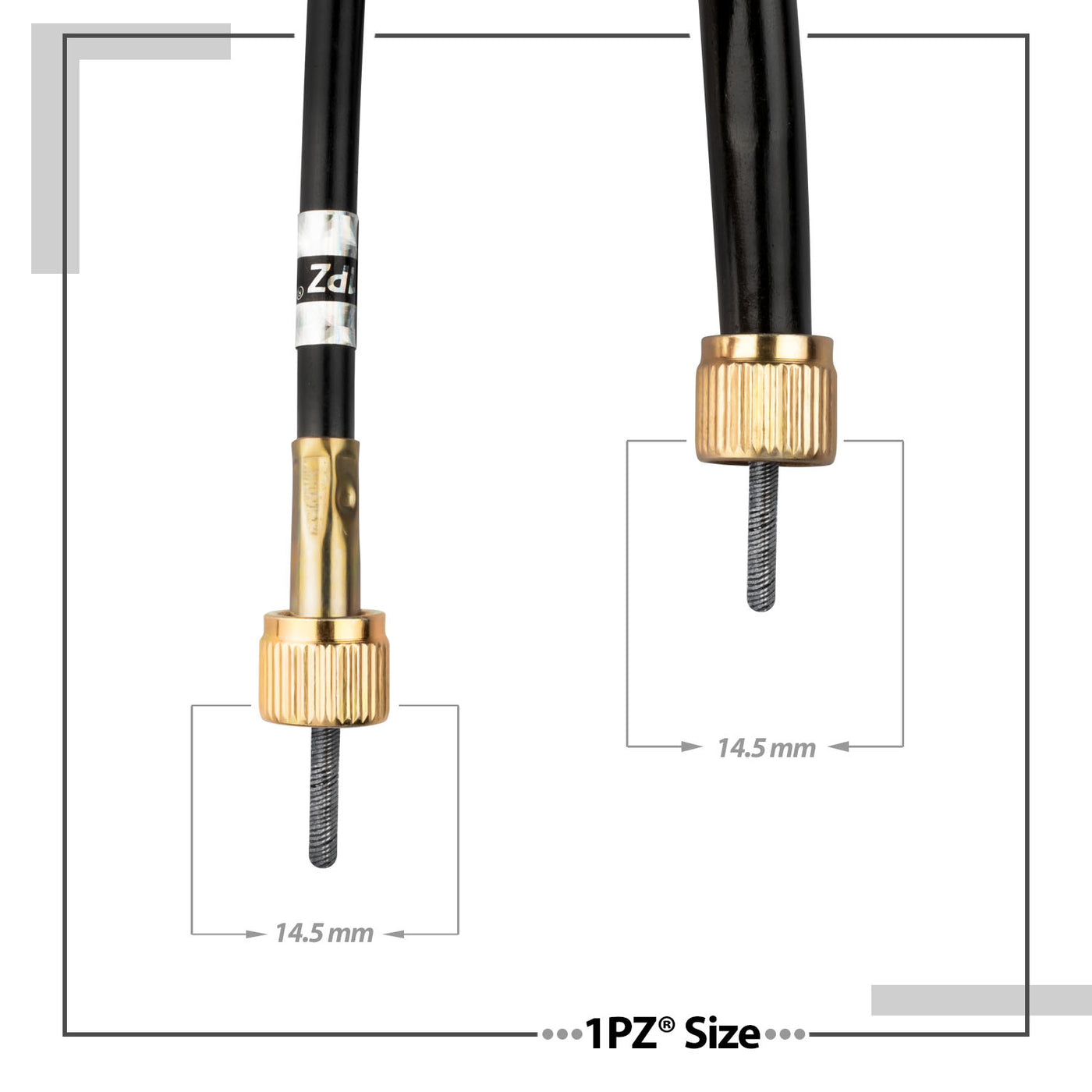 1PZ Gy6 50cc Scooter Speedometer Speedo Cable M12 Thread for ATM Peace Ice NST