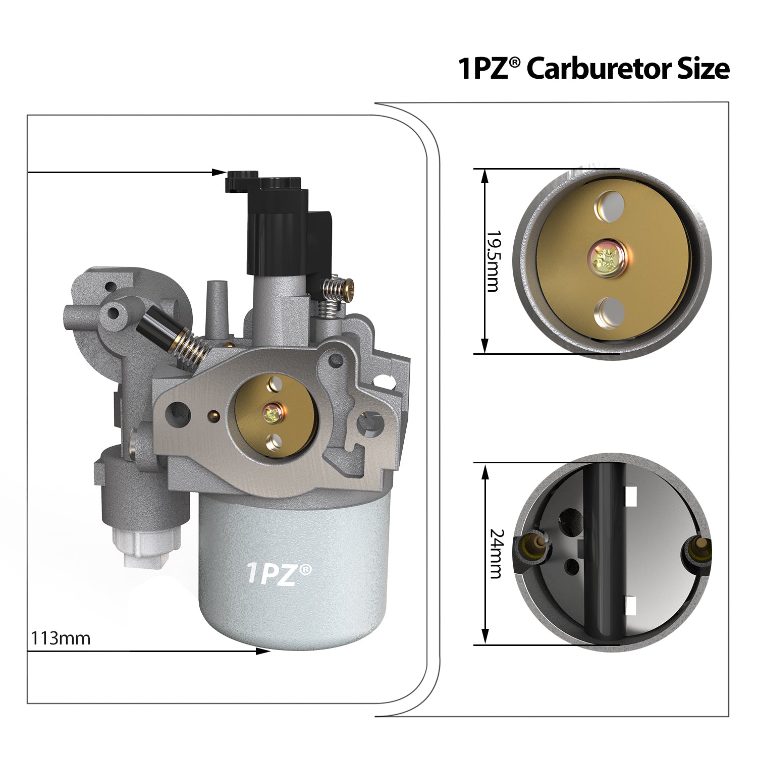 1PZ Carburetor for Subaru Robin EX13 EX17 EX17D SP17 SP170 Engine 277-62301-30 277-62302-50
