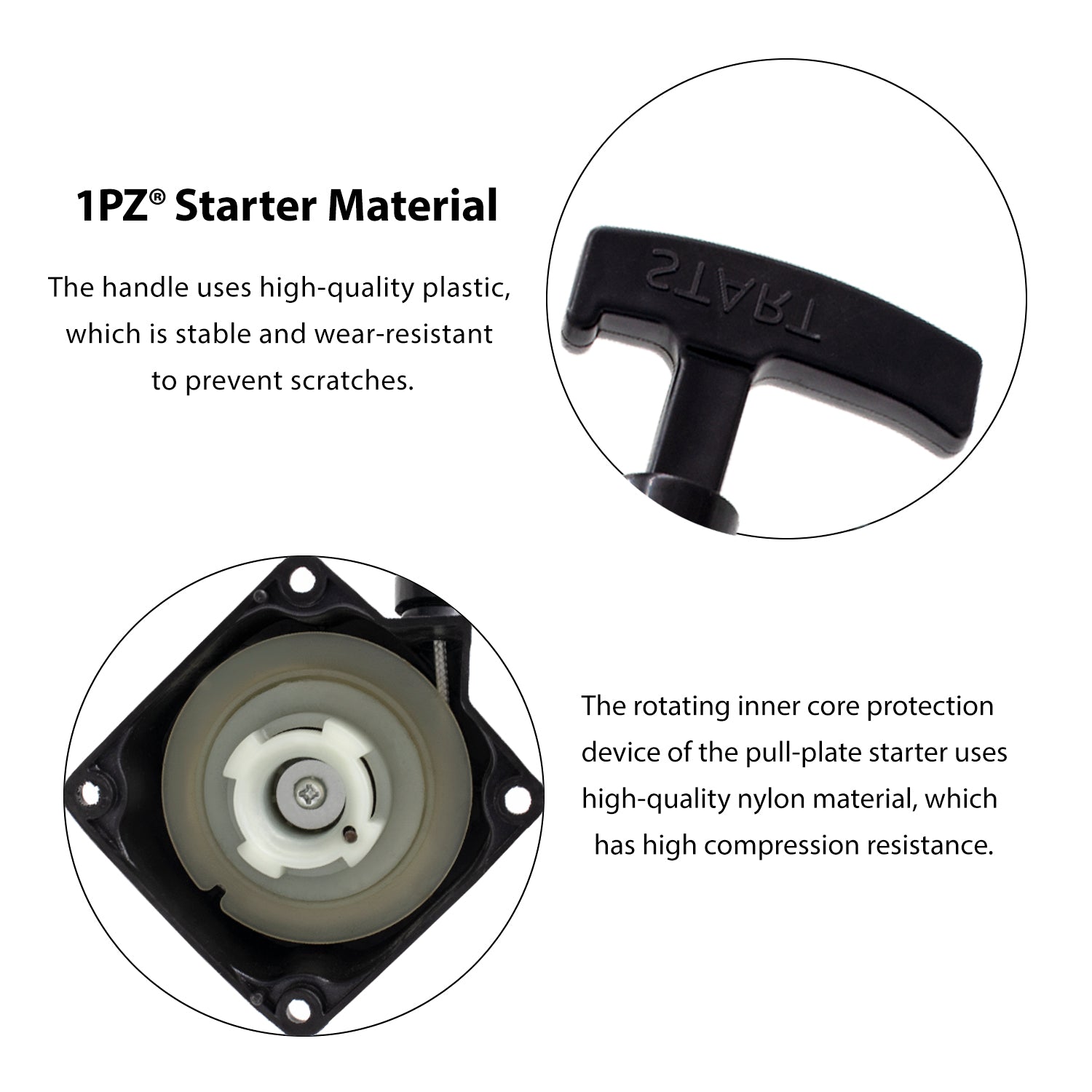 1PZ Pull Start Recoil With Spacer for Motovox MVS10 43cc 2HP Stand-Up Gas Scooter