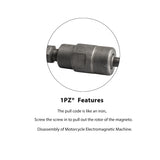 1PZ FWT-101 Magneto Flywheel Puller Stator Removal 24mm&27mm Repair Tool Replacement for GY6 50cc 125cc 150cc Kawasaki Yamaha Honda Suzuki KTM Scooter ATV Dirt Bike