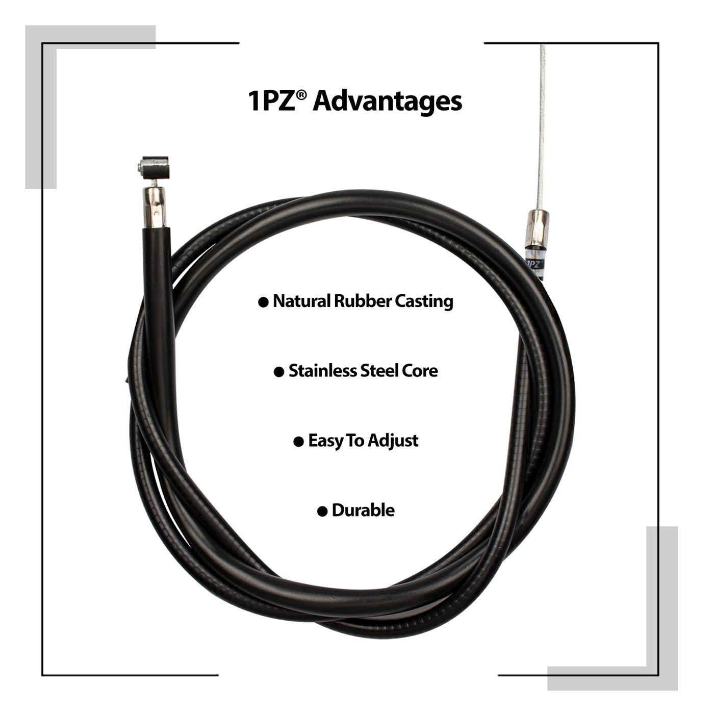 1PZ Premium 48" Throttle Control Cable 48 inch for Mini Bike Go Kart