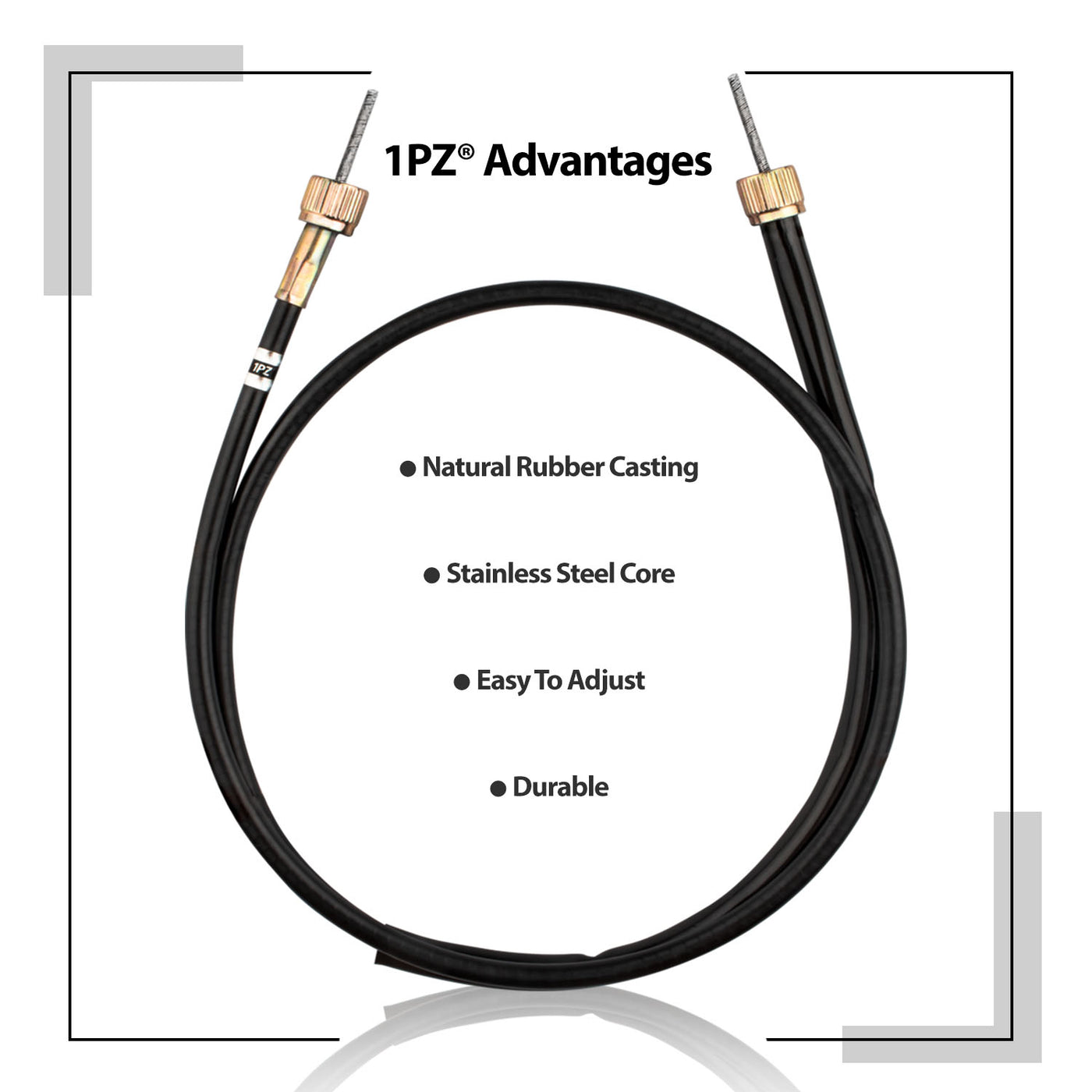 1PZ Gy6 50cc Scooter Speedometer Speedo Cable M12 Thread for ATM Peace Ice NST