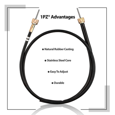 1PZ Gy6 50cc Scooter Speedometer Speedo Cable M12 Thread for ATM Peace Ice NST