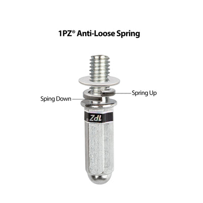 1PZ Exhaust Bolt and Gasket for GY6 50 cc 70cc 90 cc 110cc 125 cc 150cc Scooters ATVs Go Karts Moped Quad 4 Wheeler Dune Buggy Sandrail Taotao Sunl Coolster Jonway Roketa (SILVER)