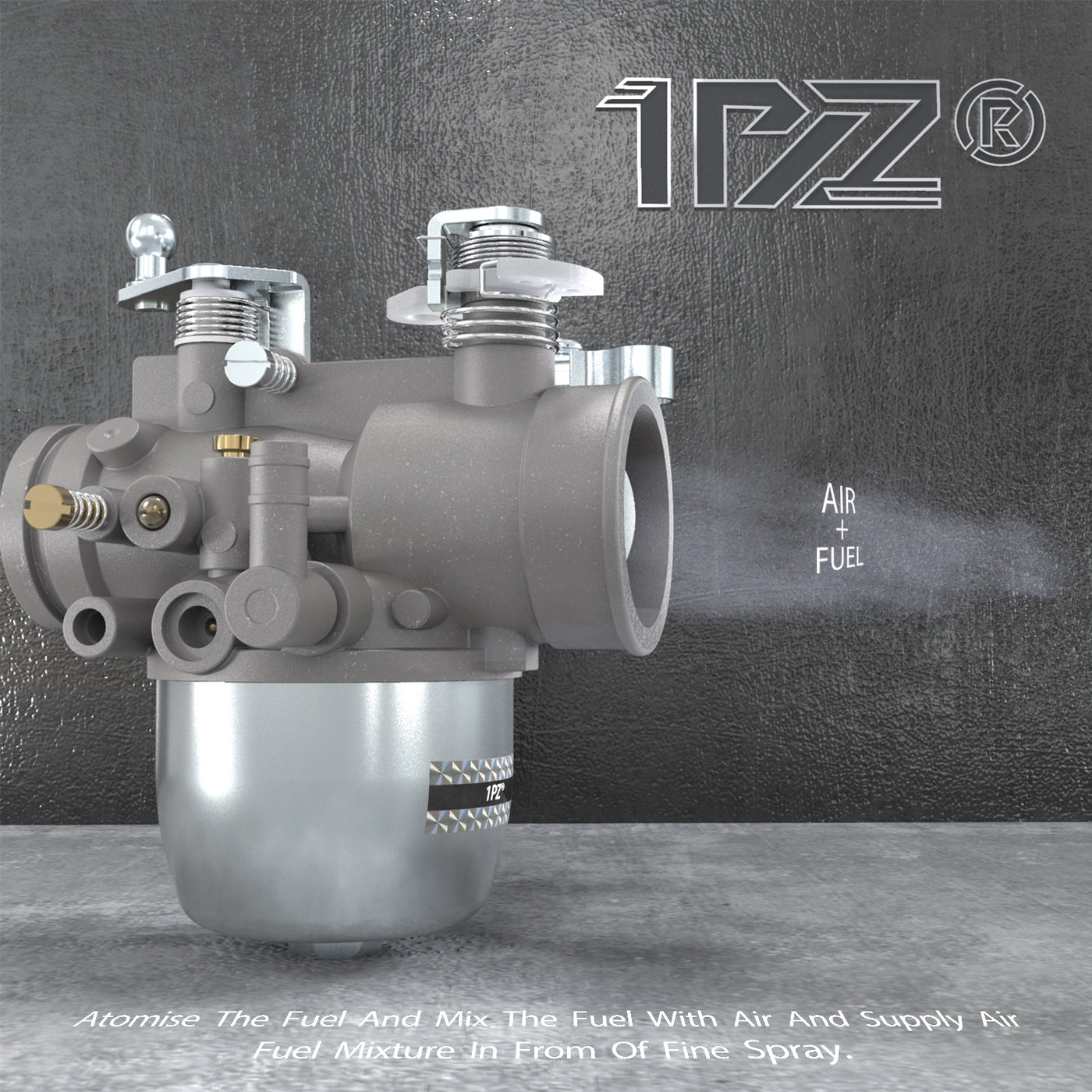 1PZ Carburetor Carb Replacement for Yamaha G1 Golf Cart 1983-1989 with 2 Cycle engine