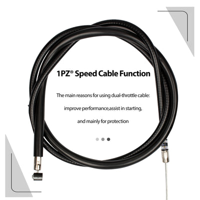 1PZ Premium 48" Throttle Control Cable 48 inch for Mini Bike Go Kart
