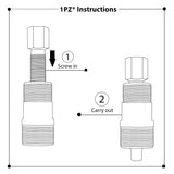 1PZ FWT-101 Magneto Flywheel Puller Stator Removal 24mm&27mm Repair Tool Replacement for GY6 50cc 125cc 150cc Kawasaki Yamaha Honda Suzuki KTM Scooter ATV Dirt Bike