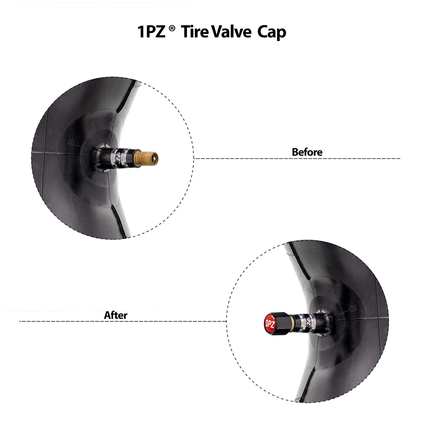 1PZ 12.5 x 2.25 (12-1/2" x 2-1/4") Tire & Inner Tube Replacement for Razor Pocket Mod Bella Betty Bistro Daisy Hannah Schwinn GT IZIP eZip MX125 Gas Electric Scooter Dirt Kids Bike