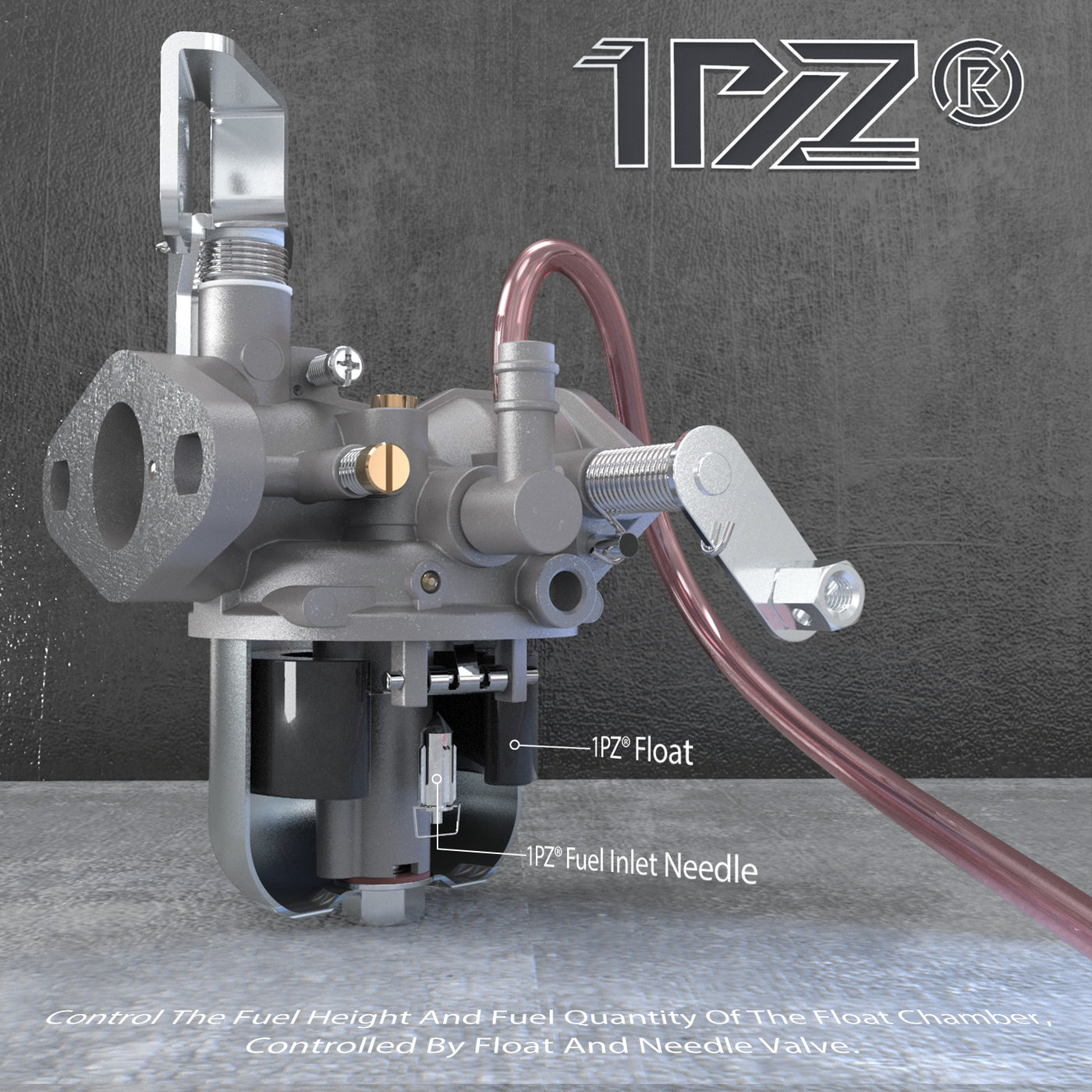 1PZ Carburetor Carb Replacementfor 1982-1987 EZGO Golf Cart 2 Cycle Engines 20071-G1 18342-G1