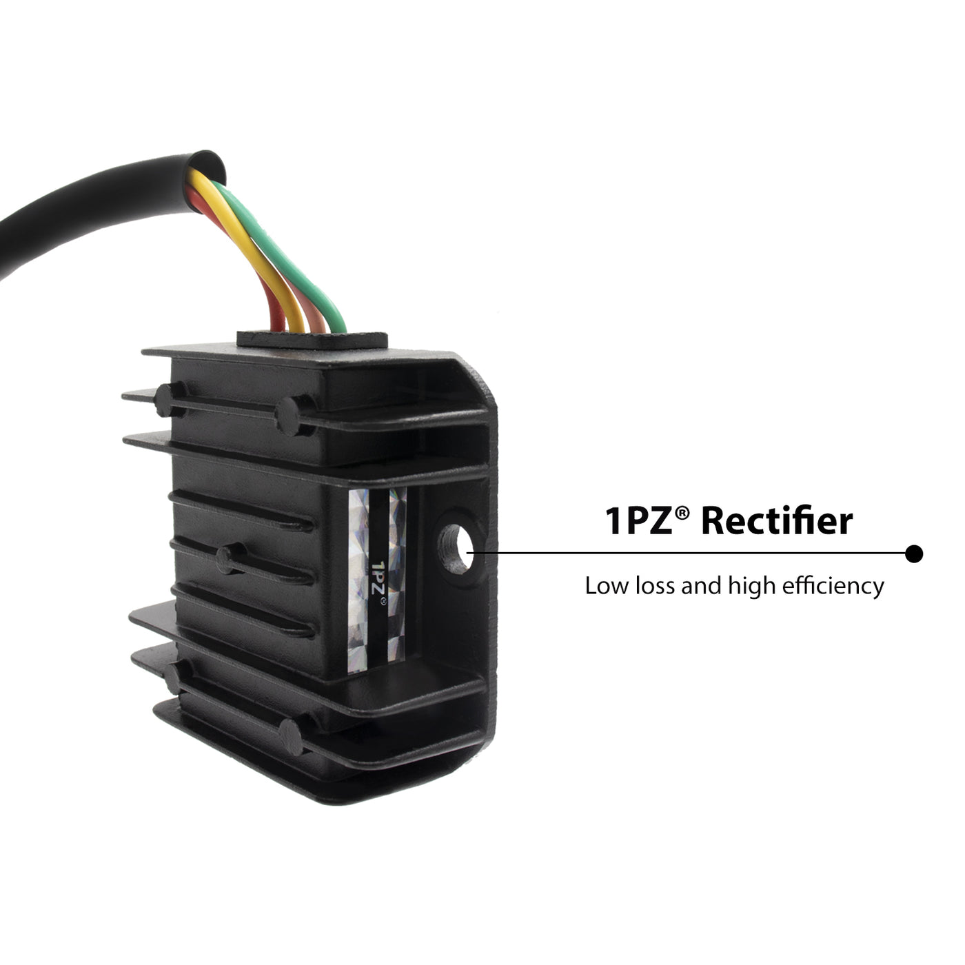 1PZ 4 Wire 12V Voltage Regulator Replacement for CG 125cc 200cc 250cc and GY6 50cc 60cc 80cc 125cc 150cc ATV Dirt Bike Go Kart Moped and Scooter