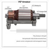 1PZ YM6-ST1 Starter Motor Replacement for Yamaha Grizzly 450 600 660 YFM450 YFM600 YFM660 Kodiak YFM400 Wolverine Rhino 450 660 Outfitter 500 Nordik NK700L NK500 4WV-81800-00-00 4WV-81890-00-00