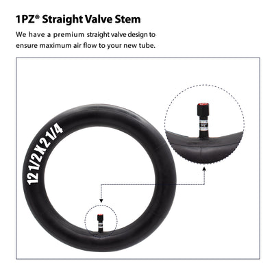 1PZ 12.5 x 2.25 (12-1/2" x 2-1/4") Tire & Inner Tube Replacement for Razor Pocket Mod Bella Betty Bistro Daisy Hannah Schwinn GT IZIP eZip MX125 Gas Electric Scooter Dirt Kids Bike