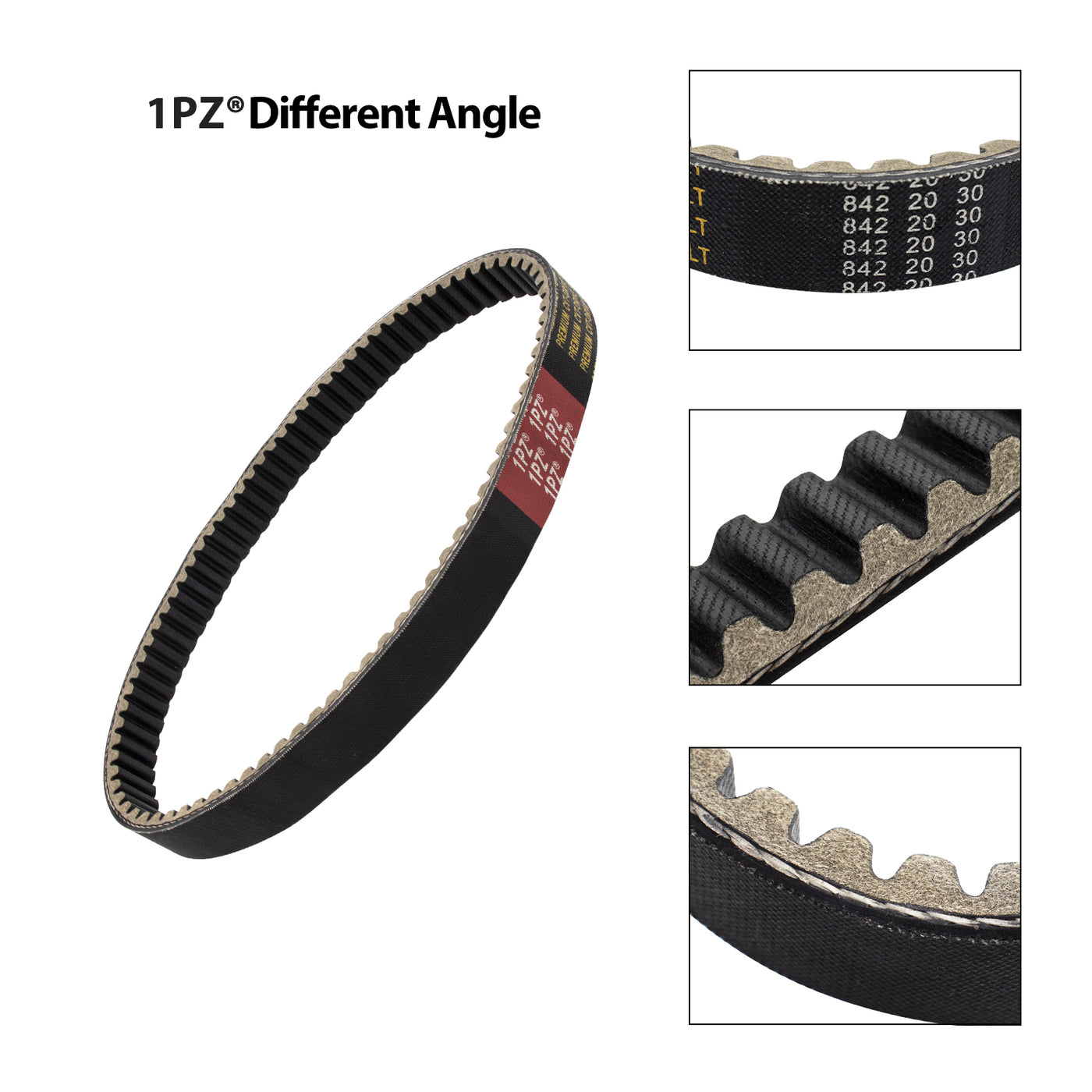 1PZ Premium Drive Belt CVT (Size 842-20-30) for GY6 125cc 150cc 157QMJ/152QMI Scooter ATV Quad Wheeler Go Kart Moped