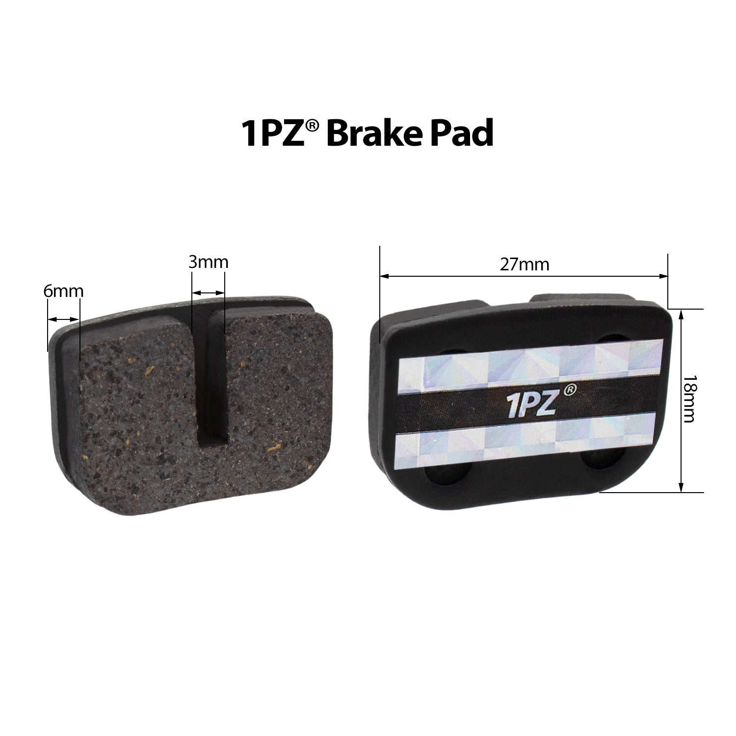 1PZ Brake Pads for MOTOVOX MBX10 79CC MINI BIKE REAR BRAKE PADS MBX-10 PARTS NEW (2 Pack)