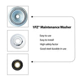 1PZ GM1-005 Gardening Machine Lawnmower Blade Adapter Kit-Thrust Washer Rider Plate Collar Nut Maintenance Screwdriver Wrench Blade Adapter Attachment Kit for Stihl String Trimmers Brush Cutter