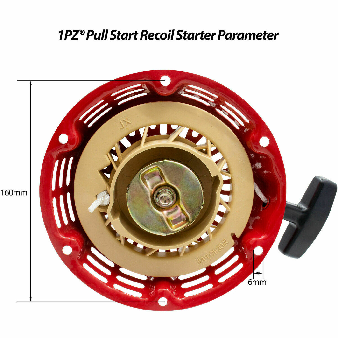 1PZ Pull Recoil Starter Start for 196cc Coleman BT200X CT200U Trail CT200U-EX Mini Bike Motovox MBX20 TrailMaster MB200 Predator 212cc Baja Hammerhead 80T Go kart