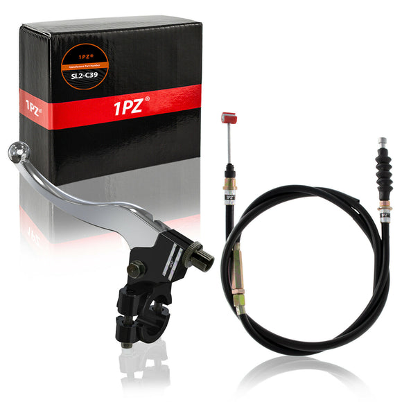 1PZ SL1-C39 7/8'' Sliver Chrome Clutch Lever + 39
