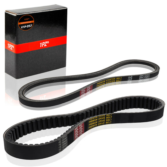 1PZ V1P-DS7 Drive Belt Starter Generator Belt Set for EZGO 4 Cycle Gas Golf Cart 1994-Up 72054G01 26414G01