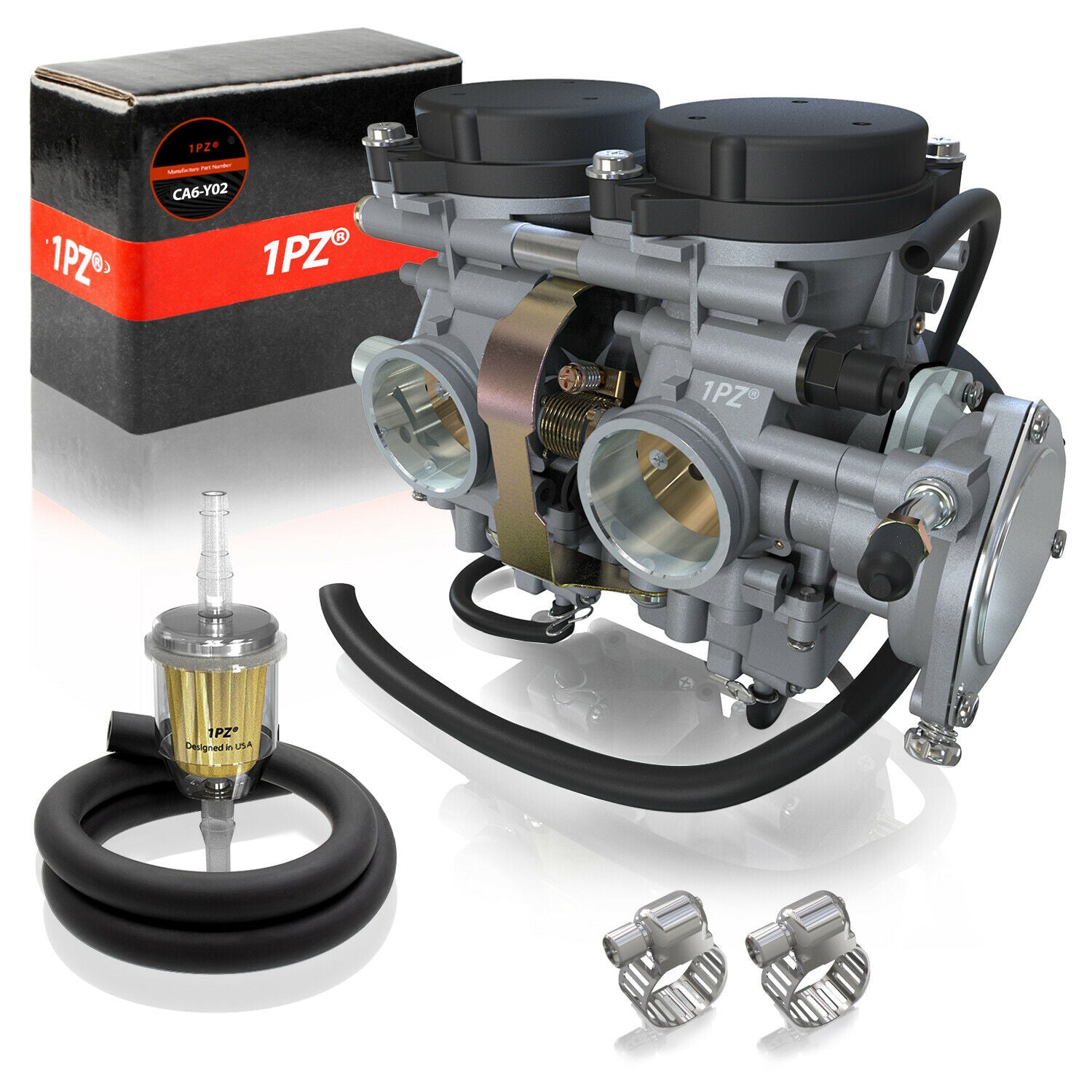 1PZ Carburetor Carb Replacement for Yamaha Raptor 660 660R YFM660 YFM660R 2001-2005 5LP-14900-00-00 5LP-14900-20-00 5LP-14900-30-00