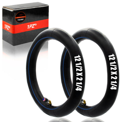 1PZ 12 1/2"x2 1/4" (12.5x2.25) Inner Tube for Razor Pocket Mod Bella Chrissy Hannah Montana Electric Scooters Razor MX125 Dirt Rocket Replacement Inner Tube with TR87 Bent Valve Stem