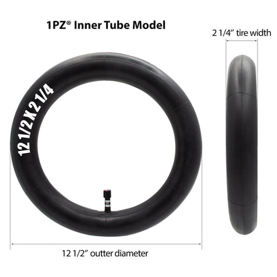 1PZ 12.5x2.25 (12 1/2" x2 1/4") Inner Tube for Razor Pocket Mod Bella Betty Bistro Daisy Hannah Sweet Pea Schwinn GT - Gas & Electric Scooters Kids Balance Bike Knee Walker