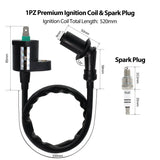 1PZ KW1-D01 Ignition Coil Spark Plug Replacement for Honda XR50 XR70 XR80 XR100 CRF50 CRF70 CRF80 CRF100