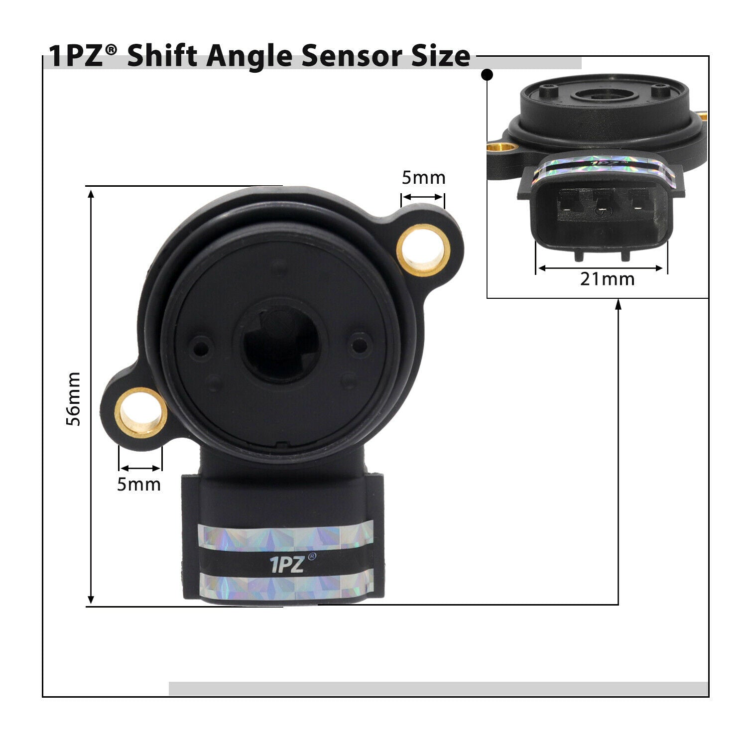 1PZ Shift Angle Sensor Replacement for Honda Foreman Rubicon 500 TRX500FA TRX500FGA TRX500FPA Rancher 400 TRX400FA TRX400FGA 06380-HN2-305
