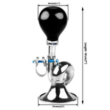 1PZ CHR-001 Old Fashion Classic Vintage Chrome Bugle Retro Clown Horn for Club Golf Cart Kids Bike Bicycle Boat RV Motorcycle