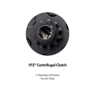 1PZ Centrifugal Clutch 5/8" Bore #35 Chain 11T Replacement for Baja DB30 Motovox MBX10 MBX11 Camp Go Kart Mini Bike Engine