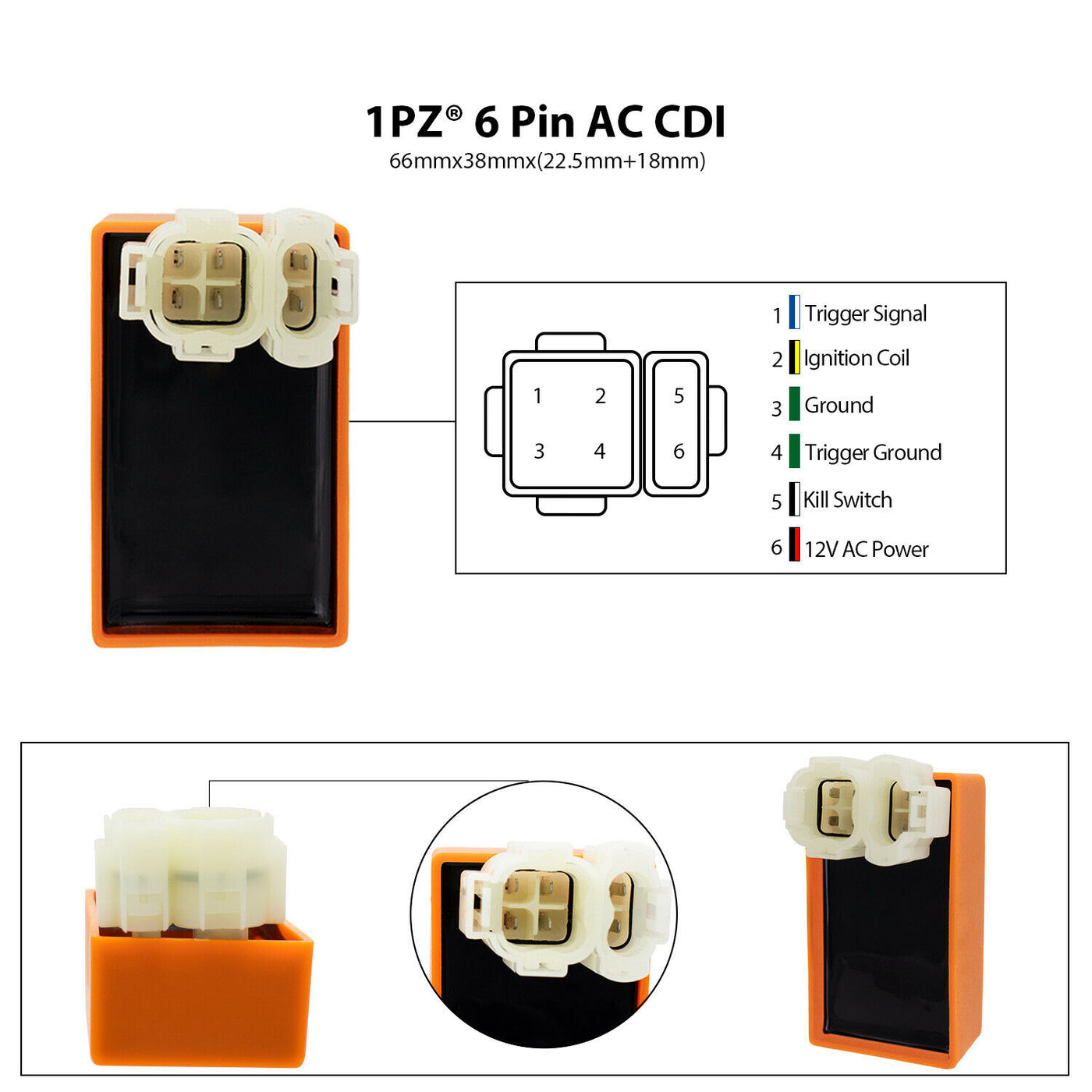 Honda CDI Ignition Coil Spark Plug for Crf50 Xr50 Xr70 Xr80 Xr100